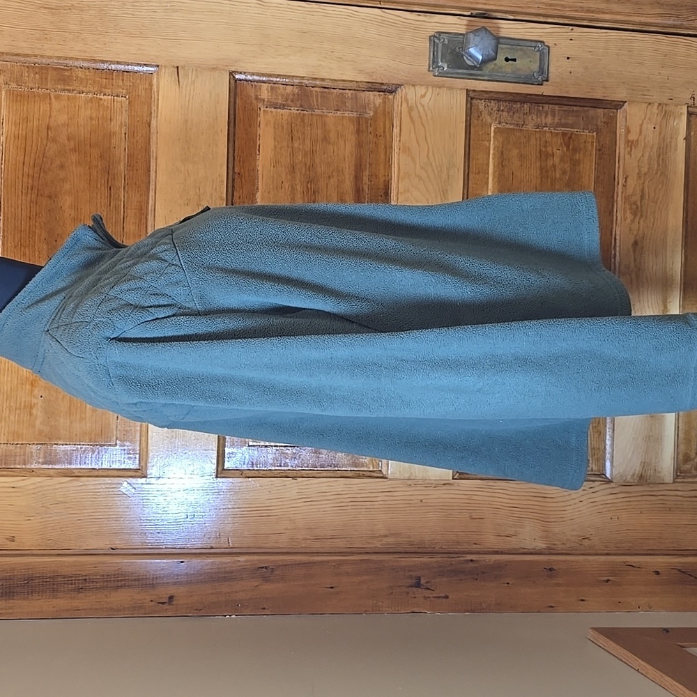 Merona Olive Fleece Jacket XXL - Picture 3 of 4
